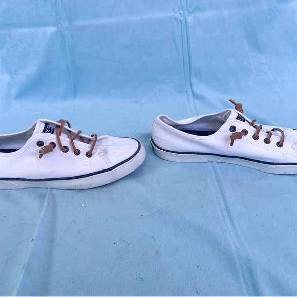 White Sperry Women's Pier View Sneaker - Picture 4 of 6